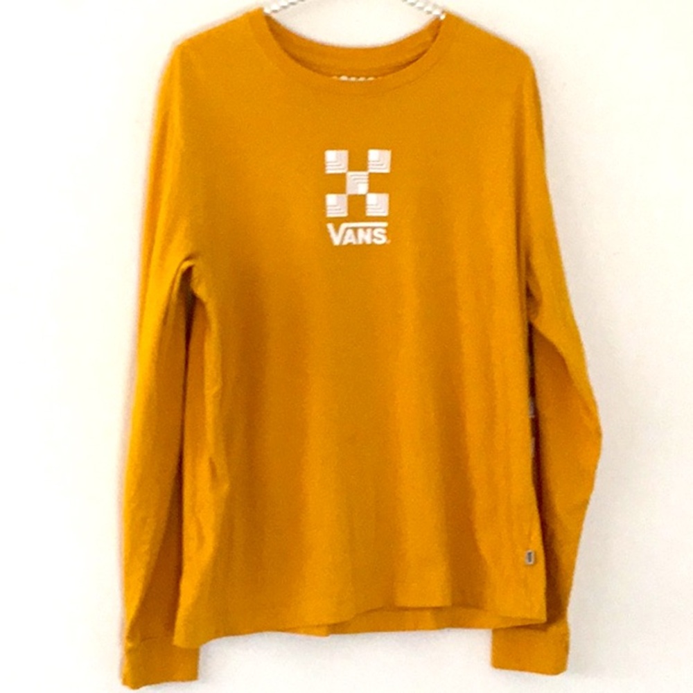 Vans Mustard Long Sleeve Tee